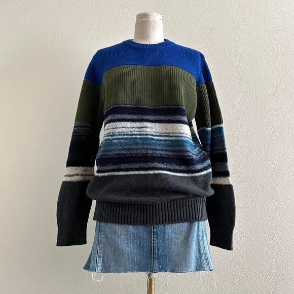 Diesel earth toned color way knit pullover sweater - Picture 1 of 8